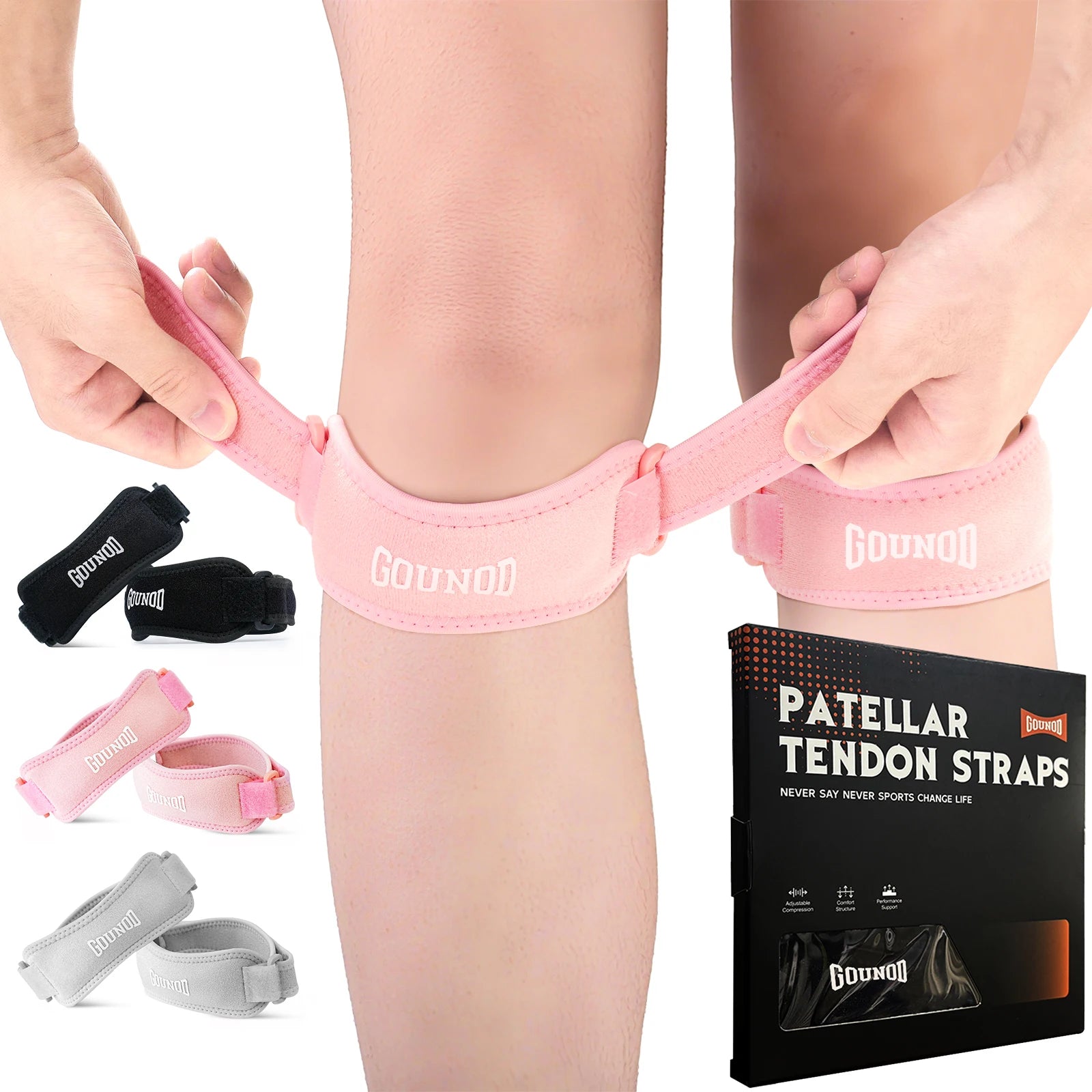 GOUNOD Patella Knee Straps Pain Relief