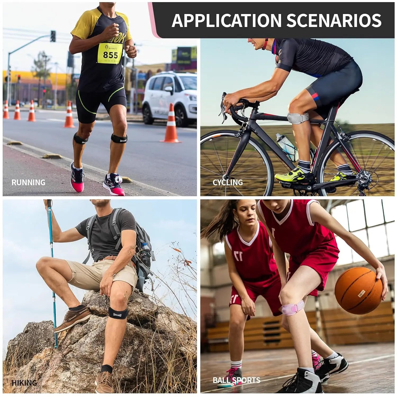 GOUNOD Patella Knee Straps Pain Relief