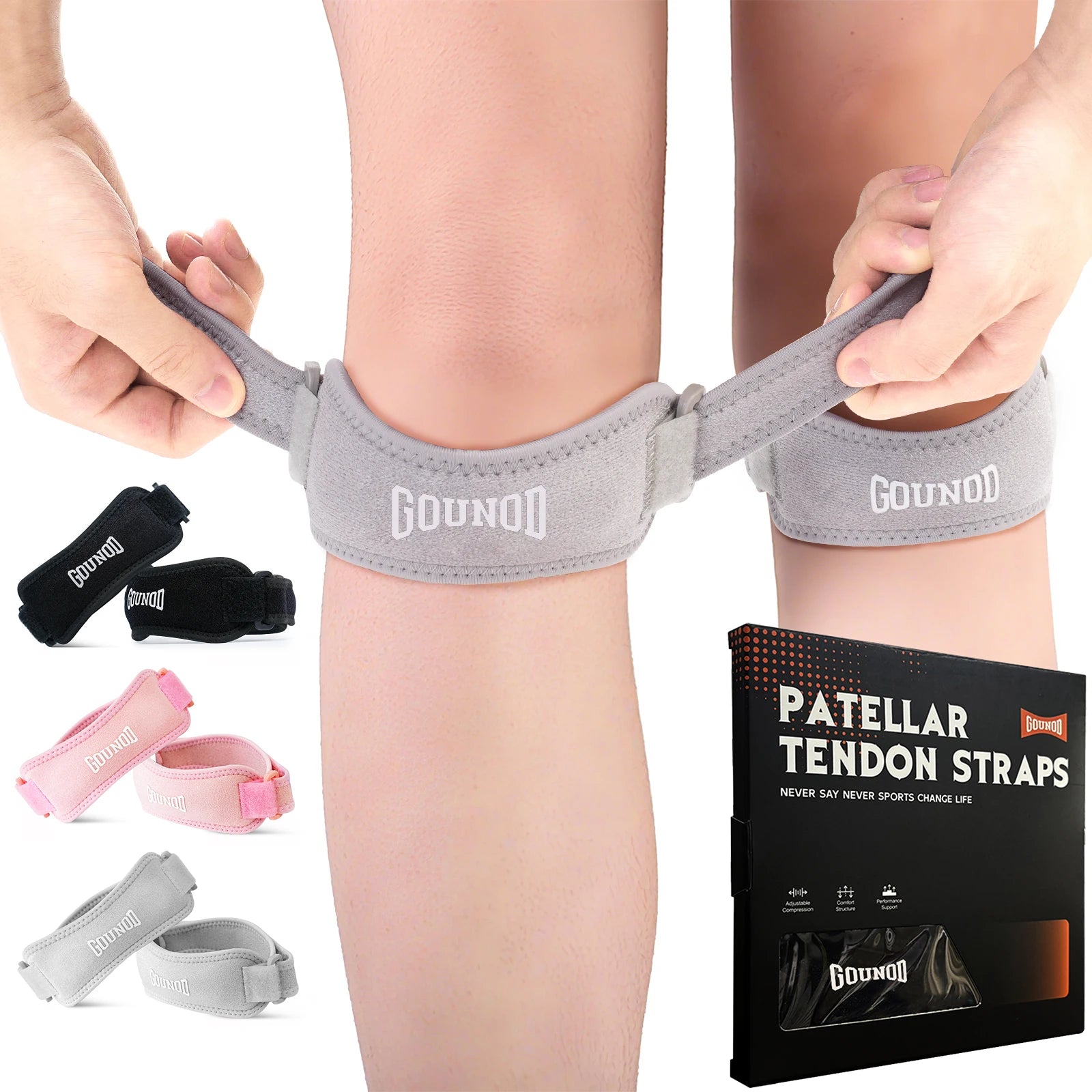 GOUNOD Patella Knee Straps Pain Relief