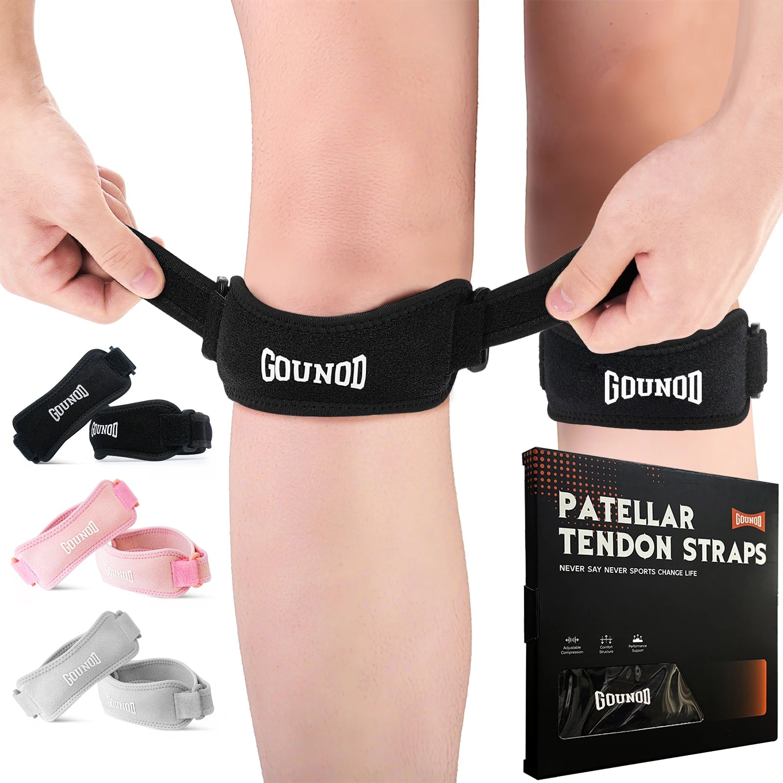 GOUNOD Patella Knee Straps Pain Relief