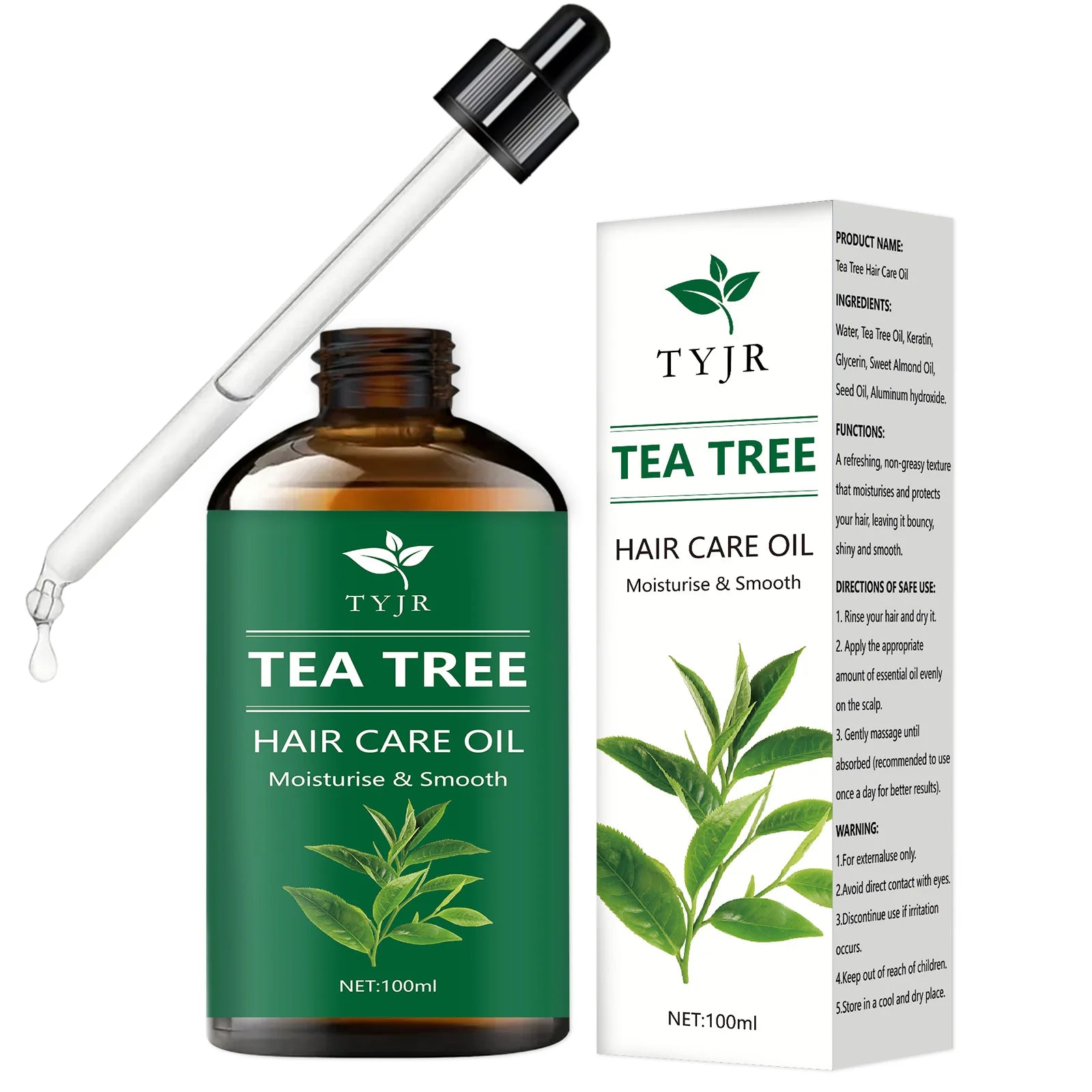 Tree tea Essential Oil Pure Natural Hair Growth