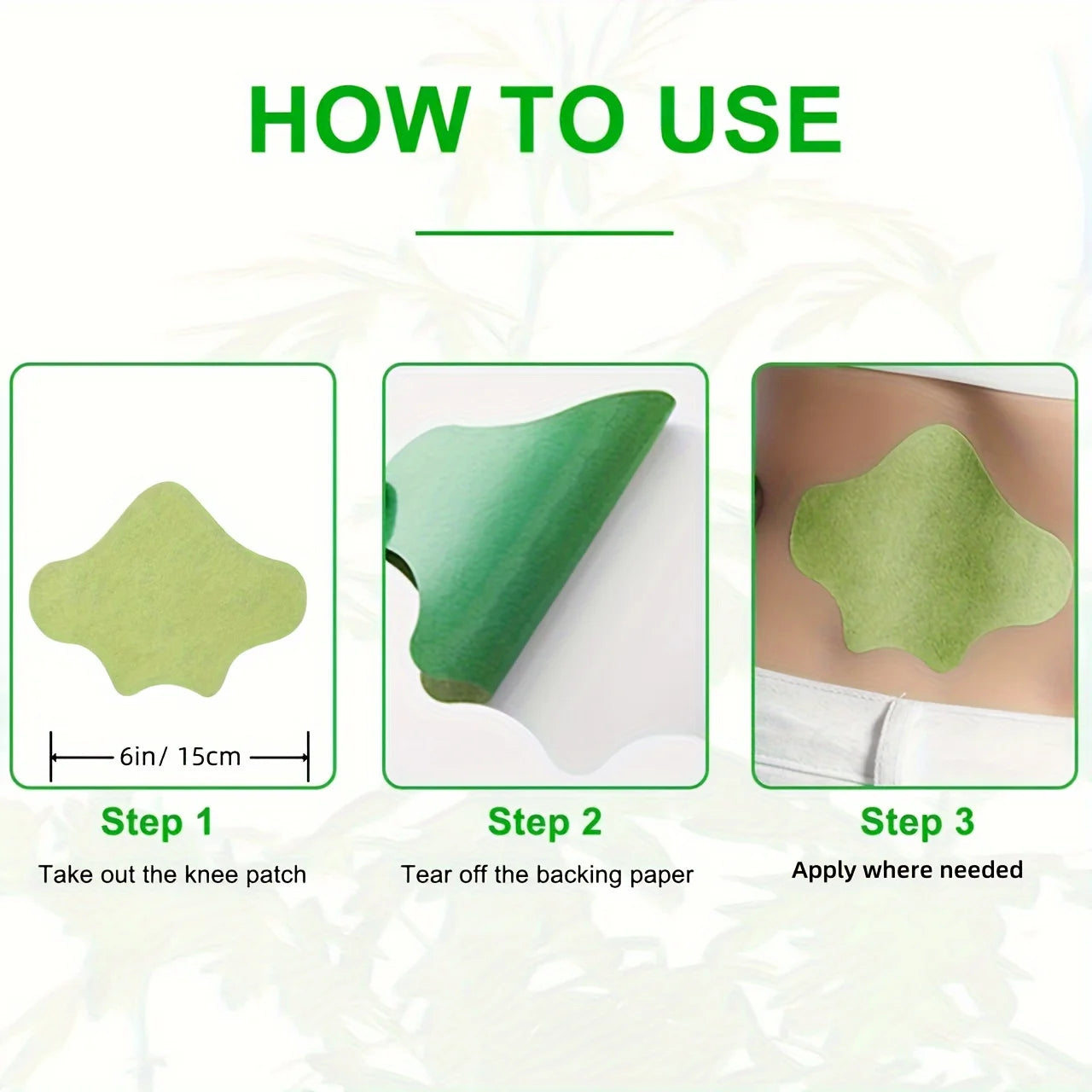 Herbal Heat Patches for Arthritis, Inflammation & Back Pain