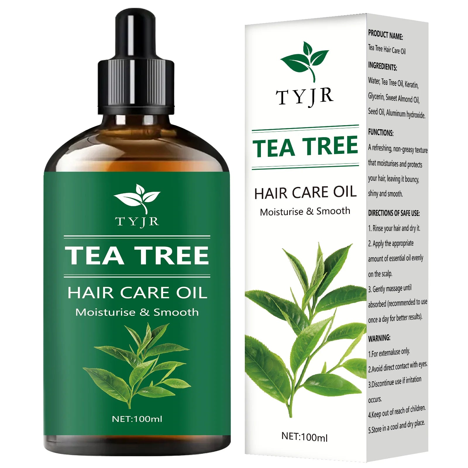 Tree tea Essential Oil Pure Natural Hair Growth
