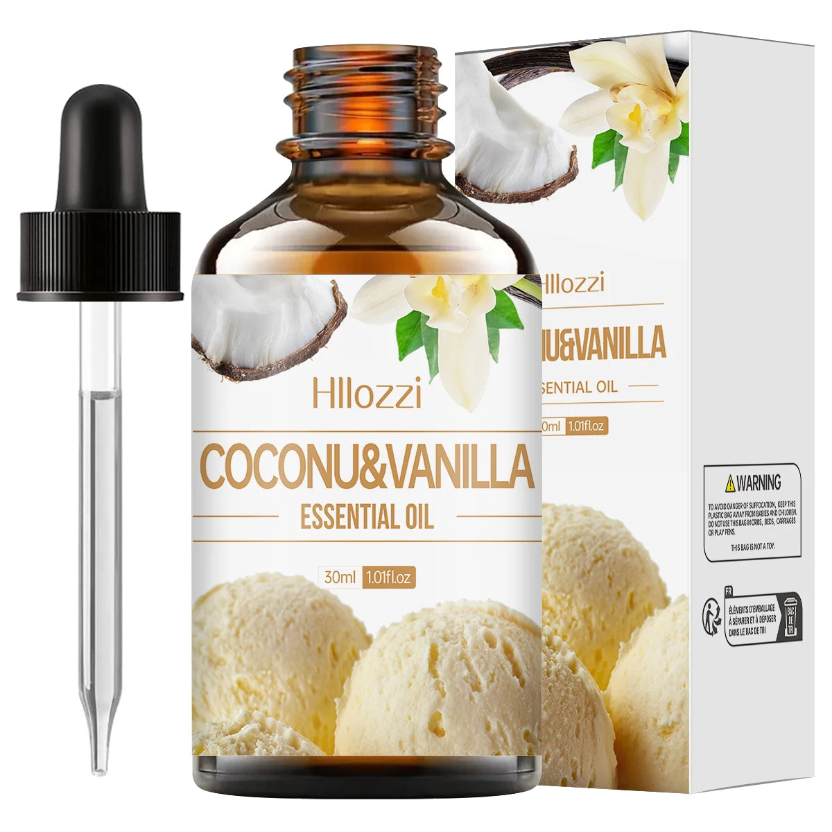 Coconut & Vanilla essential oil for body massage