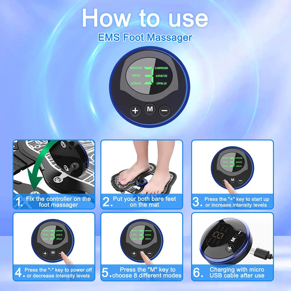 Mini Massager for Elderly Foot Therapy