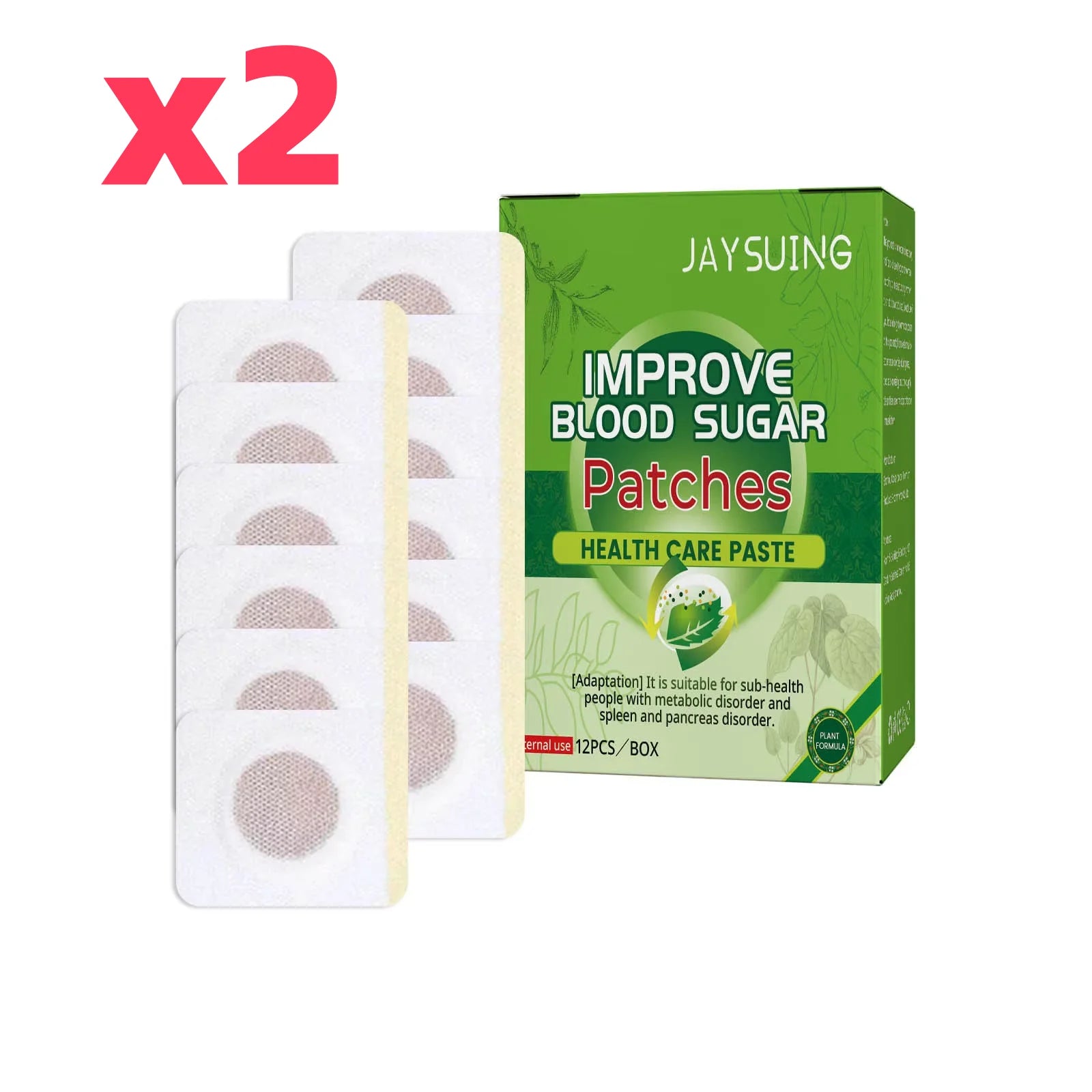 Diabetic Patches Natural Herbal Cure Blood Glucose