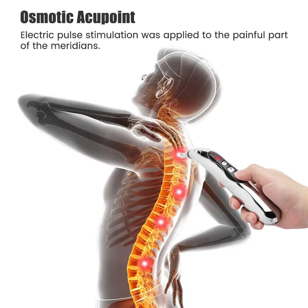 Acupuncture Pen 5/3 Heads Electric Muscle Pain Relief