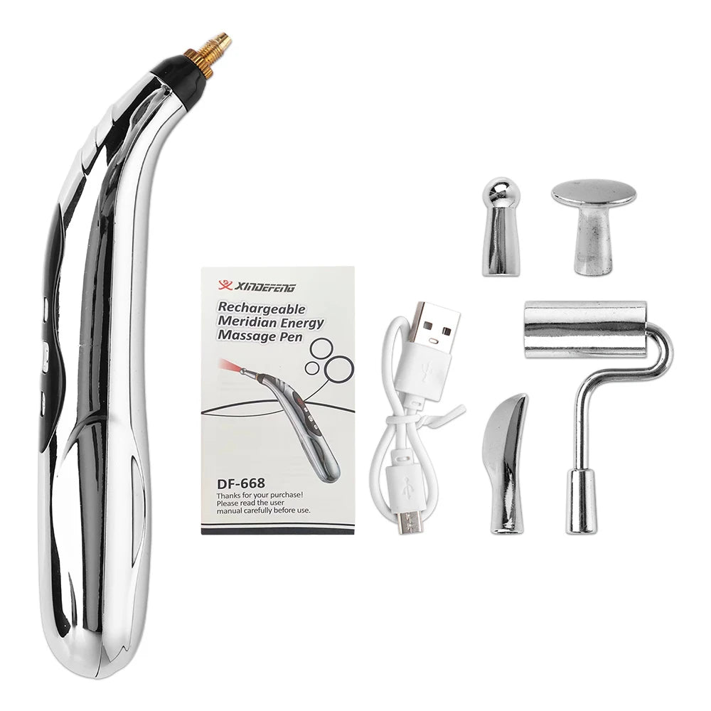 Acupuncture Pen 5/3 Heads Electric Muscle Pain Relief