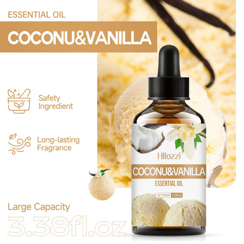 Coconut & Vanilla essential oil for body massage